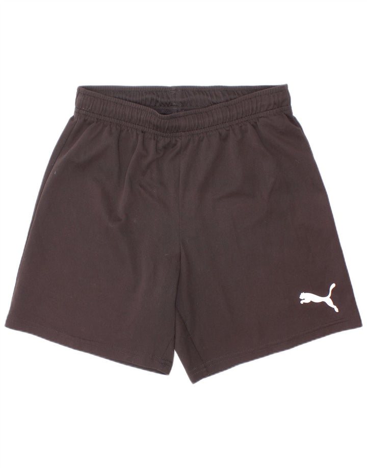 Pantaloncini sportivi Puma da ragazzo 13-14 anni in poliestere nero