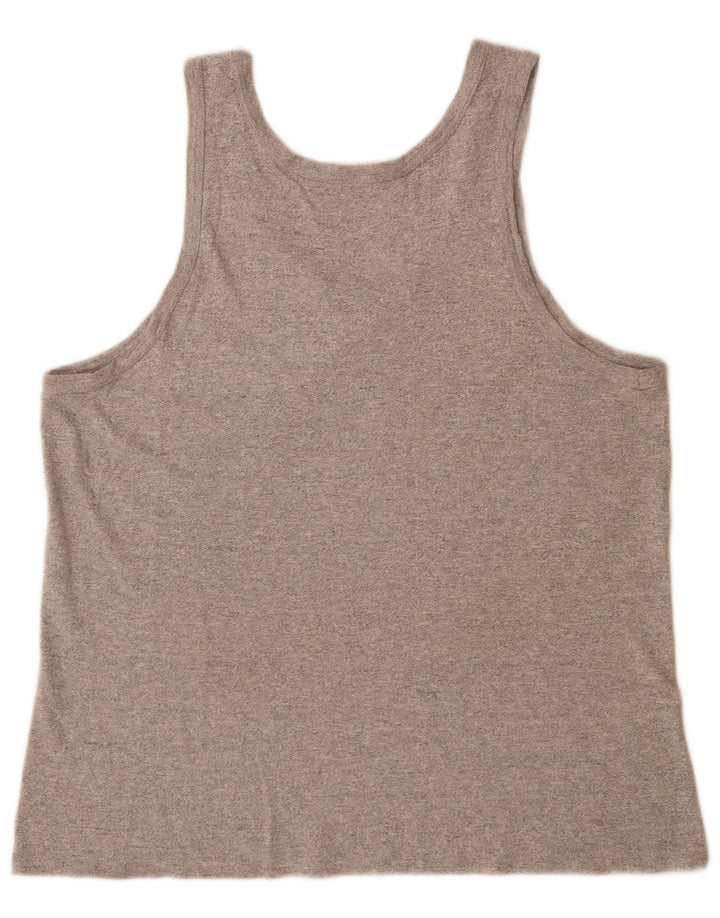 Canotta da uomo Champion XL in cotone chiazzato grigio