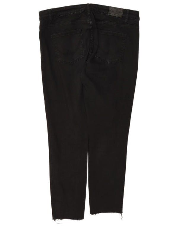 Jeans Jeggings Donna Alexia Superdry W31 L26 Cotone Nero