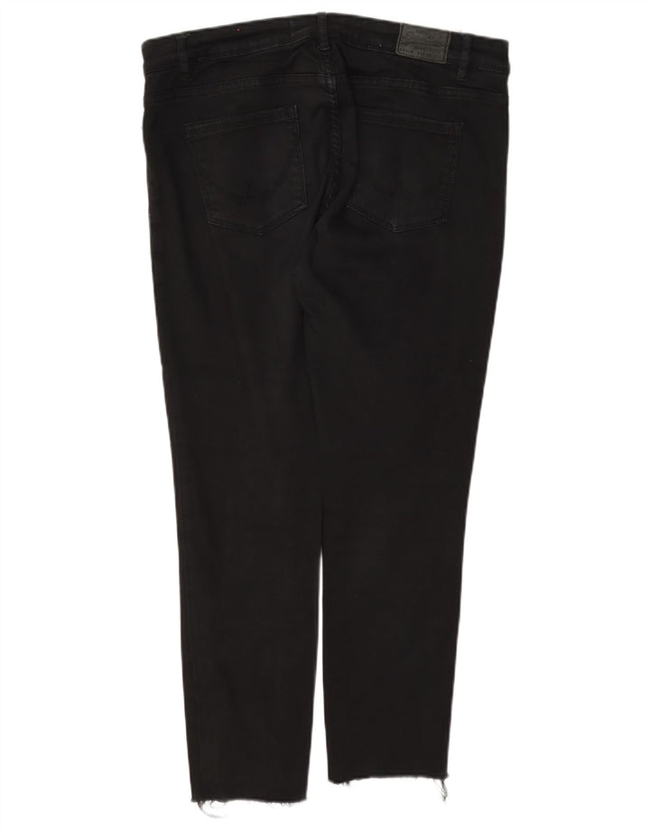 Jeans Jeggings Donna Alexia Superdry W31 L26 Cotone Nero