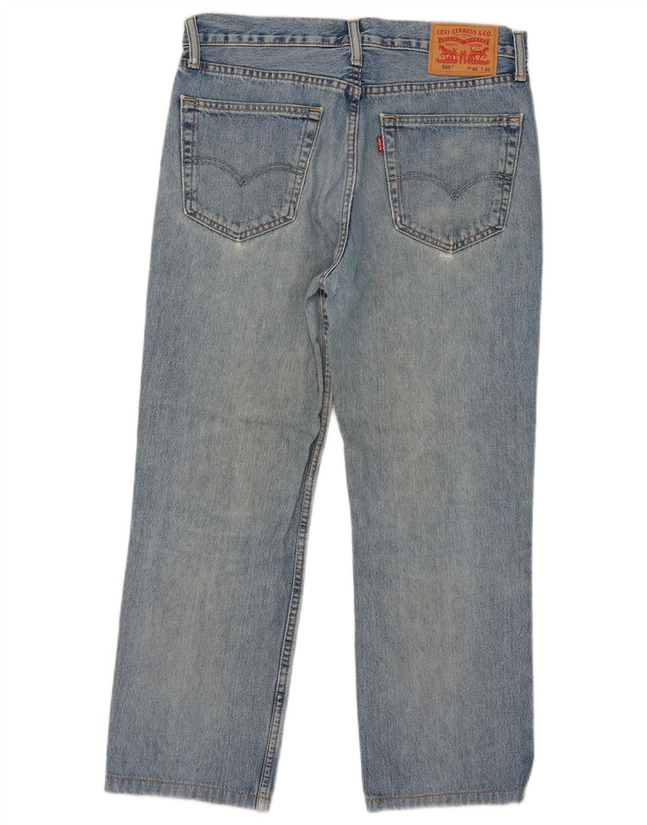 Levi's Uomo 516 Slim Jeans dritti W32 L26 Cotone Blu