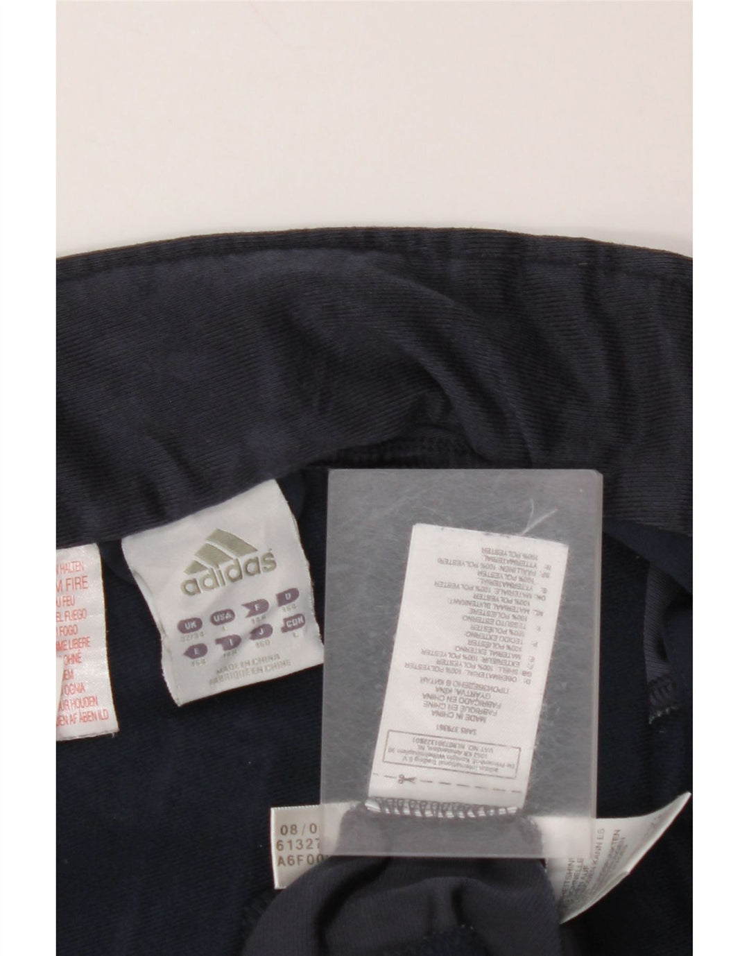 Giacca da ginnastica grafica ADIDAS per ragazzi 13-14 anni mimetica blu navy