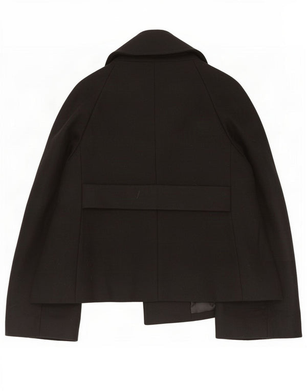 Caban Donna Benetton IT 46 Large Nero Lana