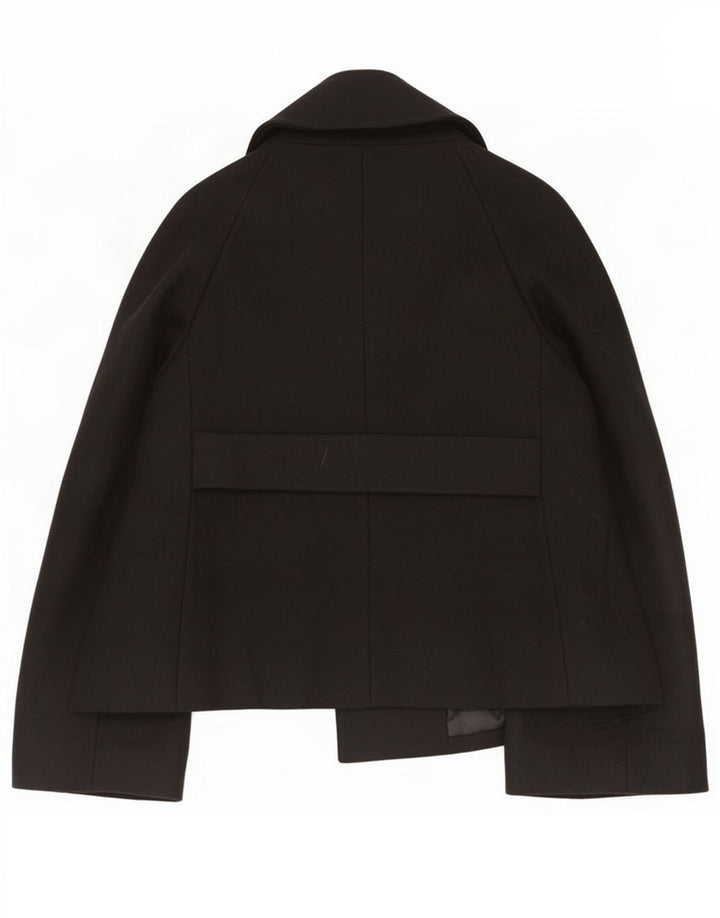 Caban Donna Benetton IT 46 Large Nero Lana