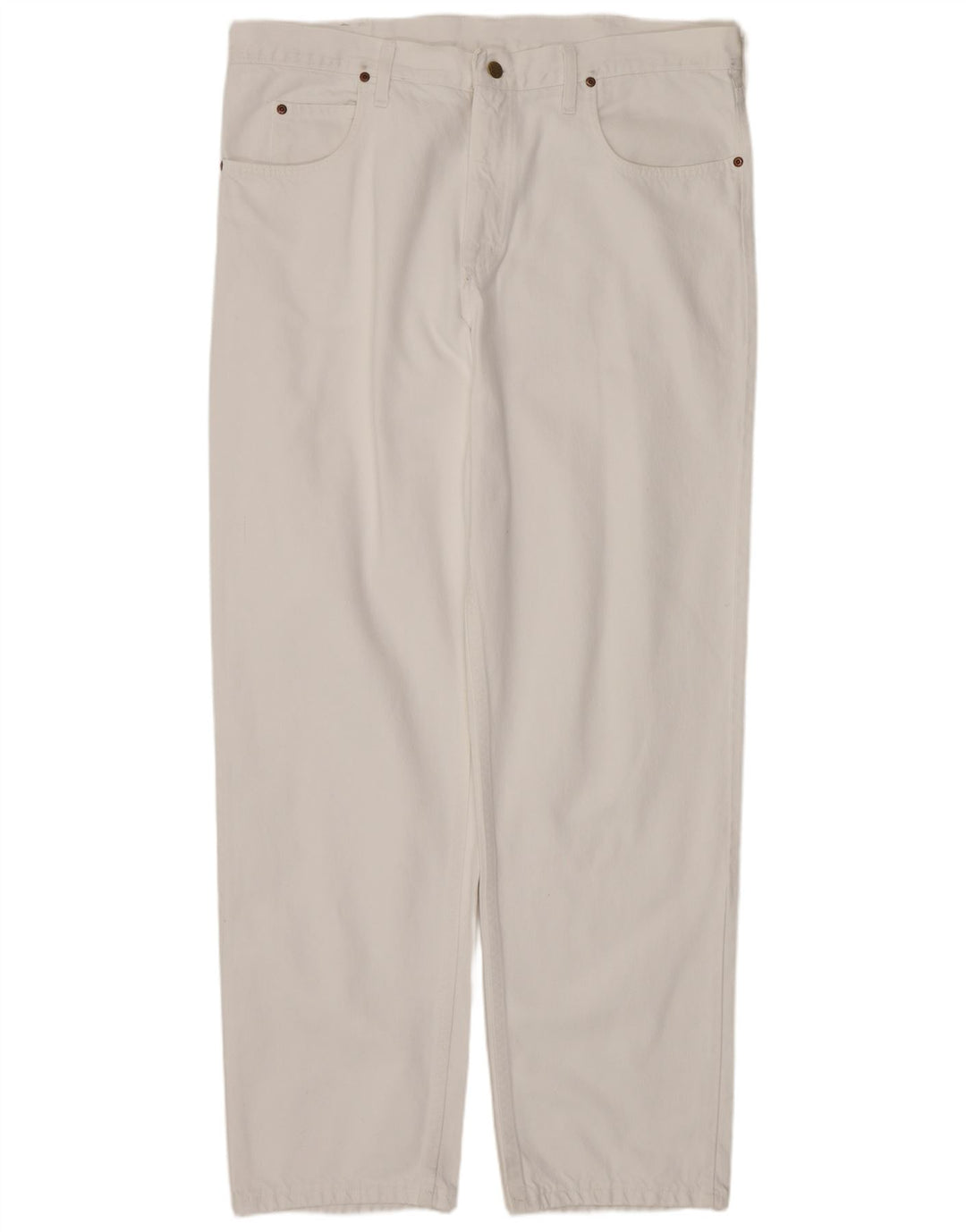 Jeans dritti da uomo Kansas LEE W40 L34 cotone bianco