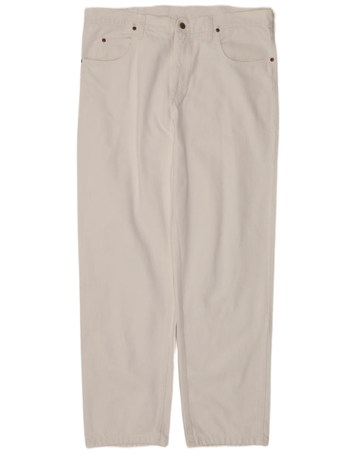 Jeans dritti da uomo Kansas LEE W40 L34 cotone bianco