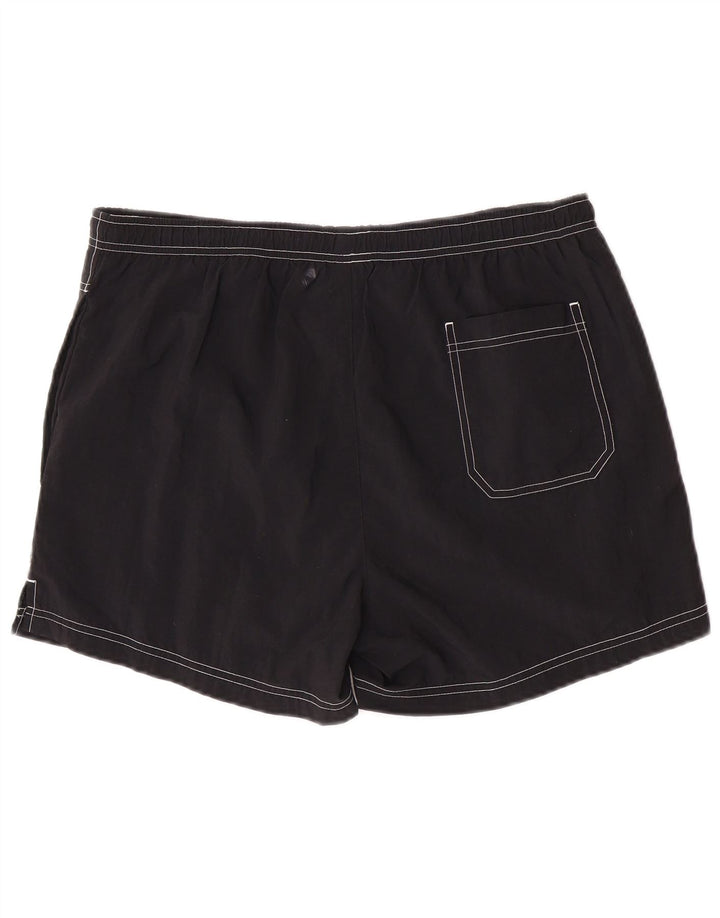 Pantaloncini da bagno da uomo Champion Large neri in poliammide