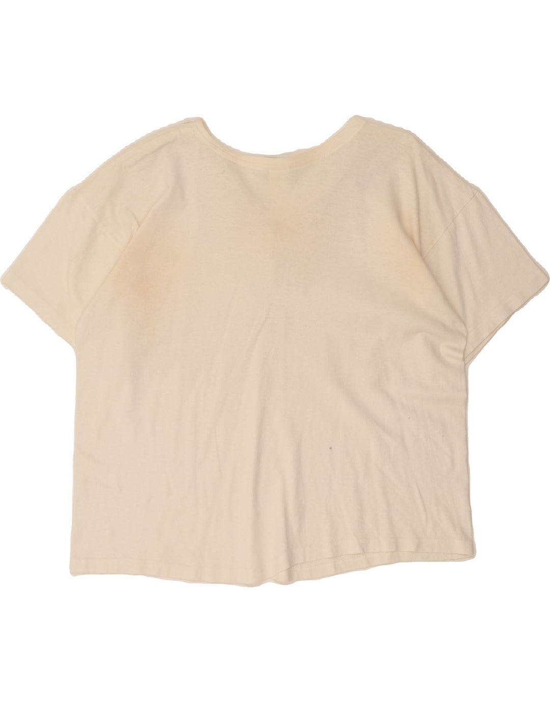 VINTAGE Womens Blouse Top One Size White Cotton Vintage Vintage and Second-Hand Vintage from Messina Hembry 