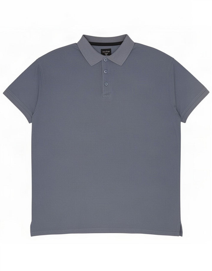Polo da uomo James Pringle Large in cotone blu navy