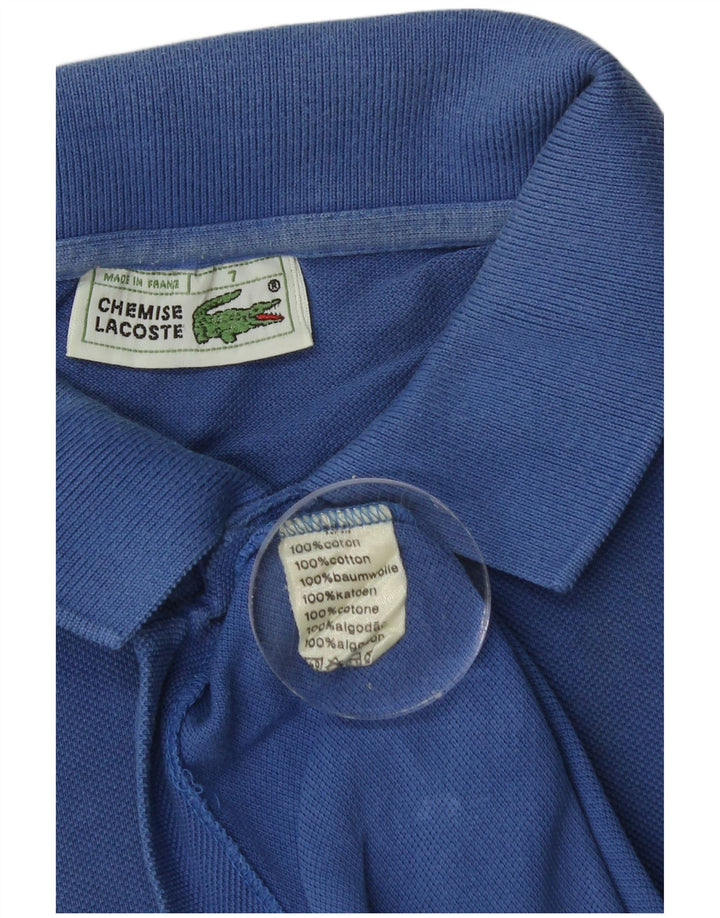 Polo da uomo LACOSTE taglia 7 2XL cotone blu