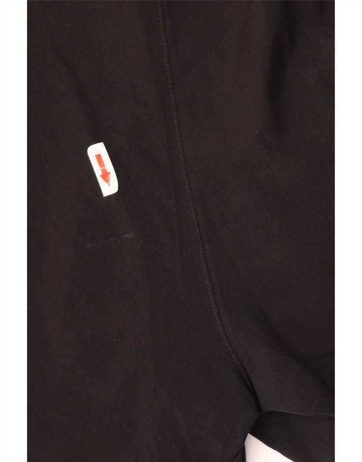 Pantaloncini sportivi Adidas da uomo grandi in poliestere color block nero