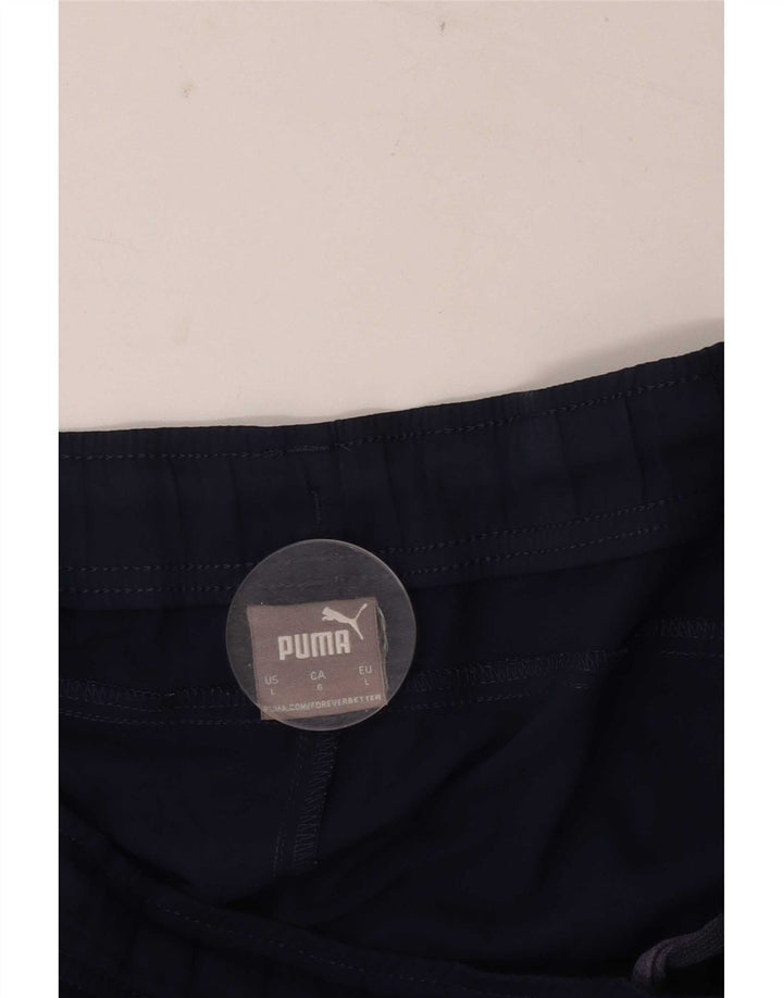 Pantaloncini sportivi Puma da uomo grandi blu navy