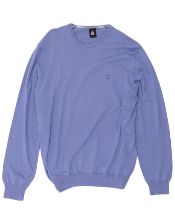 Maglione da donna con scollo a barca Marina Yachting UK 20 2XL cotone blu