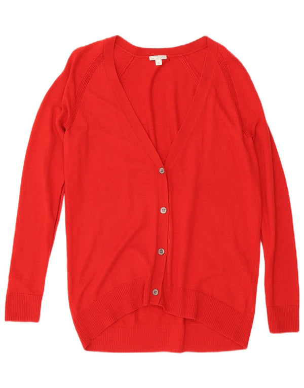 Maglione cardigan oversize da donna Gap UK 10 piccolo nylon rosso
