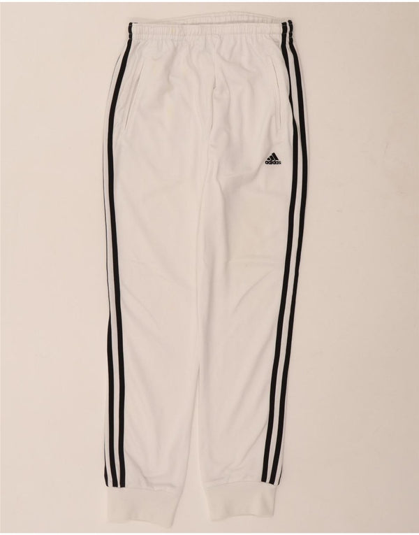 Pantaloni da tuta da uomo Adidas Joggers grandi bianchi in poliestere