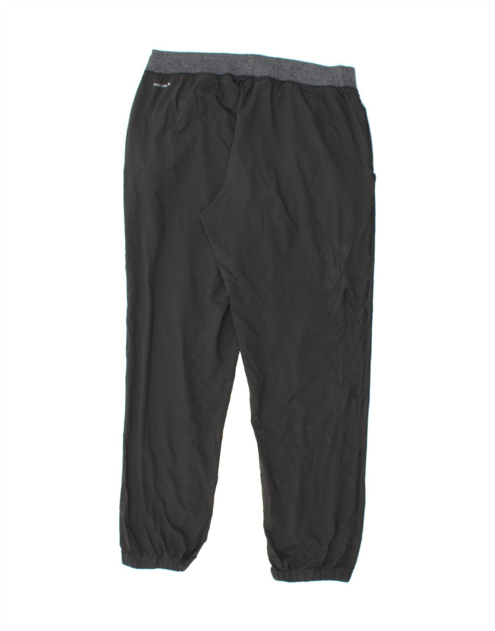 REEBOK Womens Tracksuit Trousers Joggers UK 16/18 Large  Black Polyester Vintage Reebok and Second-Hand Reebok from Messina Hembry 