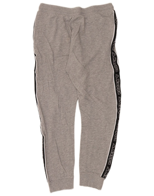 Pantaloni da tuta da uomo KAPPA Tezenis Joggers grigio medio color block