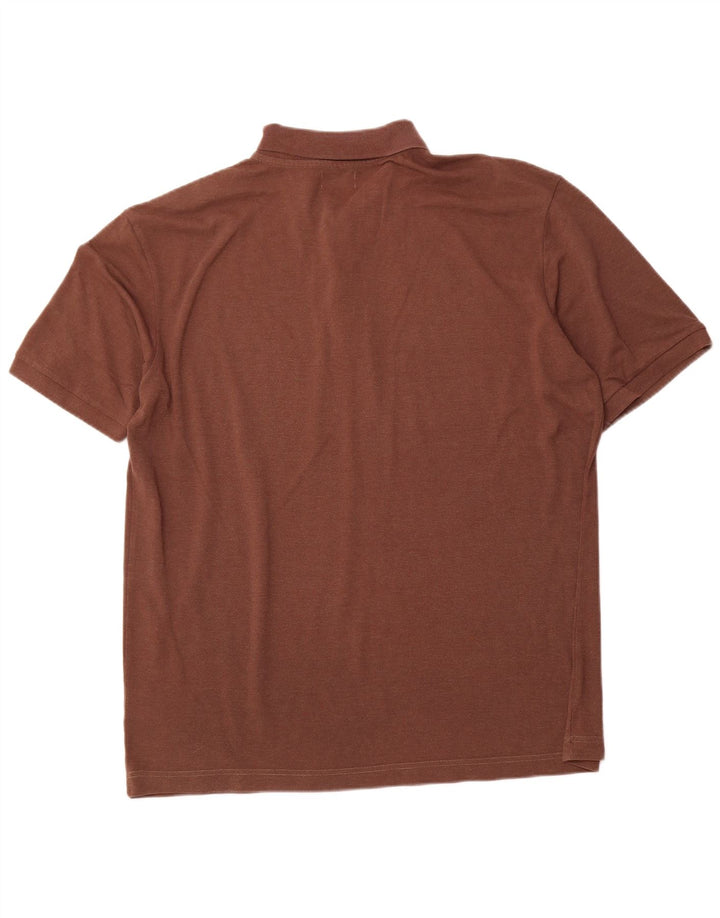 Polo da uomo KAPPA 2XL in cotone marrone