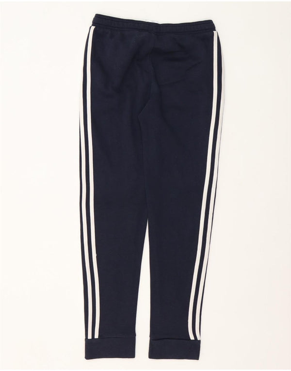 Pantaloni della tuta da ragazzo Adidas Joggers 13-14 anni in cotone blu navy
