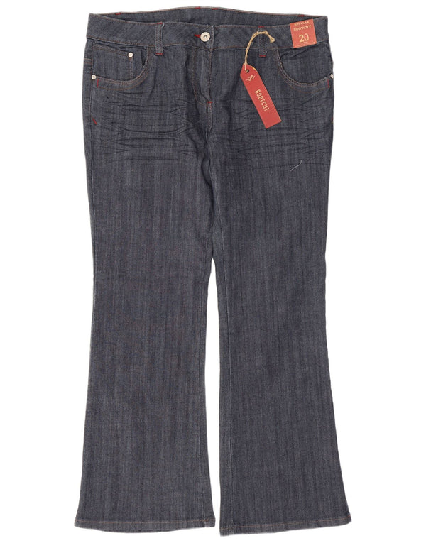 Jeans Bootcut da donna Dorothy Perkins UK 20 2XL W40 L31 Cotone blu navy