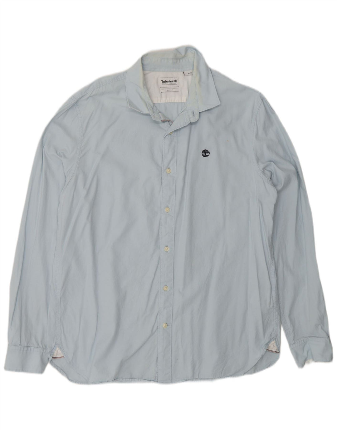 Camicia Timberland da uomo slim fit XL in cotone blu