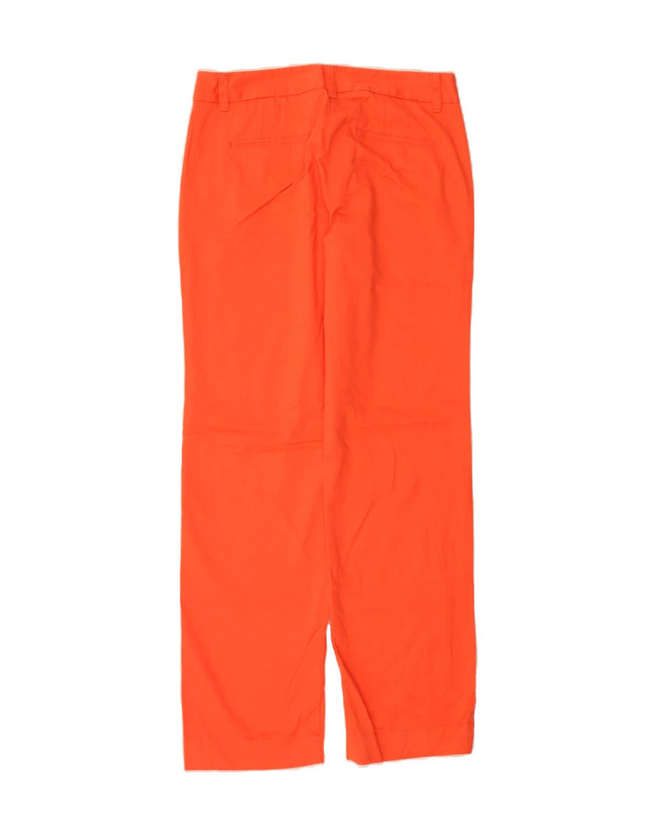J. CREW Womens Broken In Straight Chino Trousers US 6 Medium W33 L31 Red Vintage J. Crew and Second-Hand J. Crew from Messina Hembry 