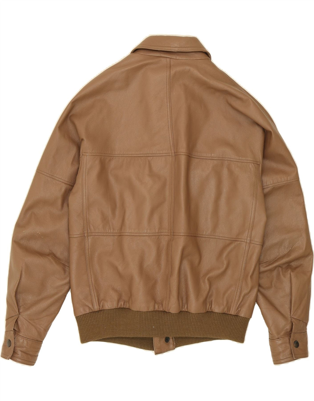 VINTAGE Mens Bomber Jacket IT 48 Medium Brown Vintage Vintage and Second-Hand Vintage from Messina Hembry 
