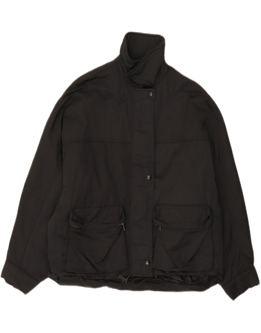 Giacca imbottita oversize da donna Zara UK 6 XS nylon nero