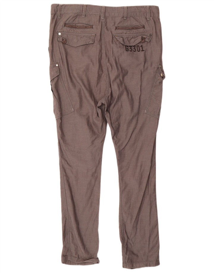 Pantaloni cargo slim da uomo G-Star W29 L32 in cotone grigio