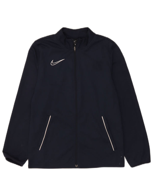 Giacca da tuta da ragazzo Nike Dri Fit Top Jacket 12-13 anni Large Blu Navy