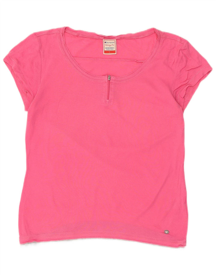 T-shirt Champion da donna Heritage Fit UK 14 Large Rosa