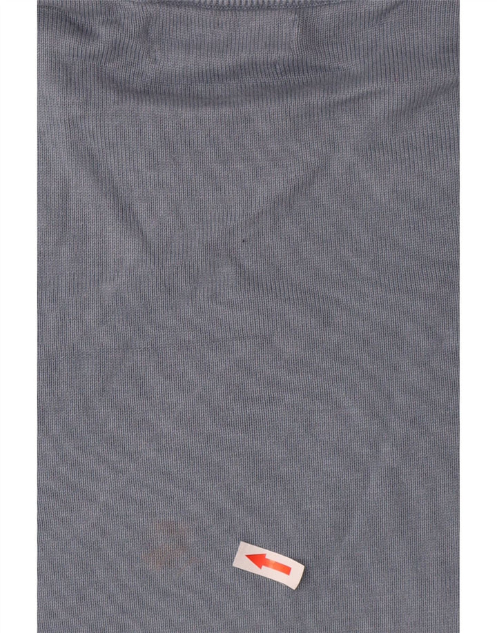 Maglione maglione girocollo da uomo Marks & Spencer in cotone blu medio
