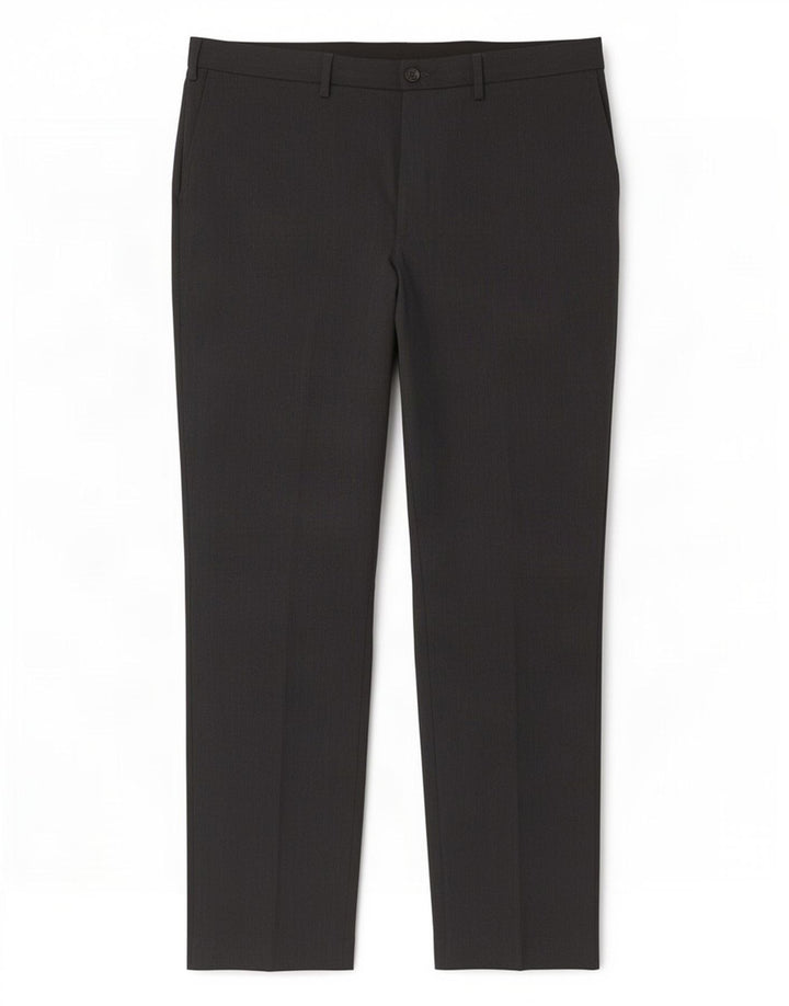 Pantaloni da abito slim fit Marks & Spencer da uomo W38 L31 poliestere grigio
