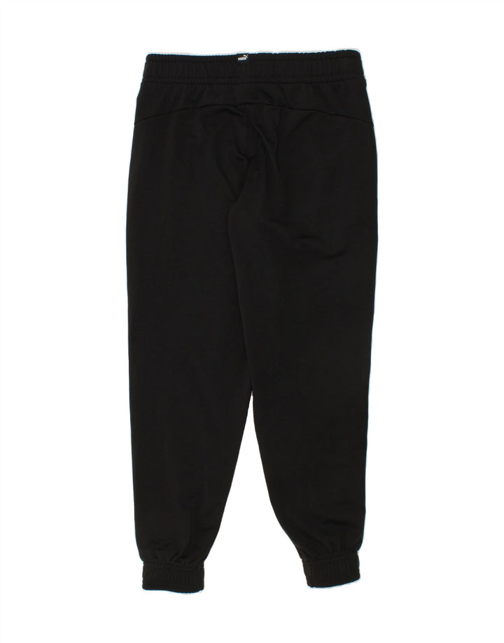 PUMA Boys Tracksuit Trousers Joggers 7-8 Years Small Black Vintage Puma and Second-Hand Puma from Messina Hembry 