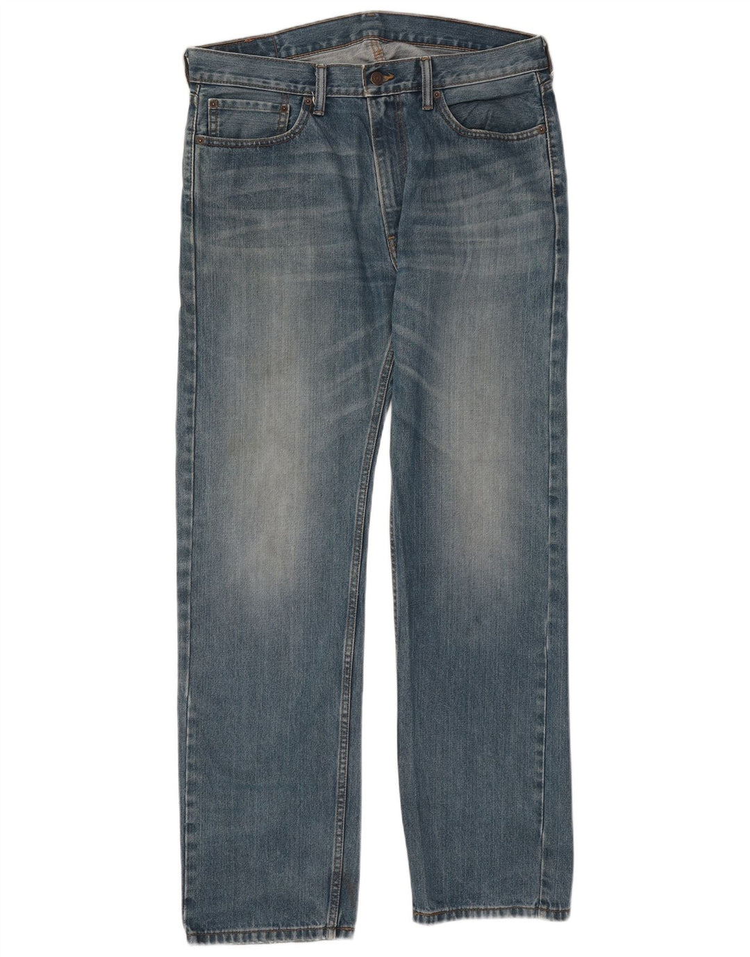 Levi's Uomo 505 Jeans dritti W36 L34 Cotone Blu