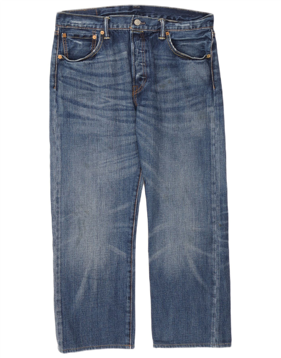 Jeans Levi's Uomo 501 Cropped W34 L25 Blu