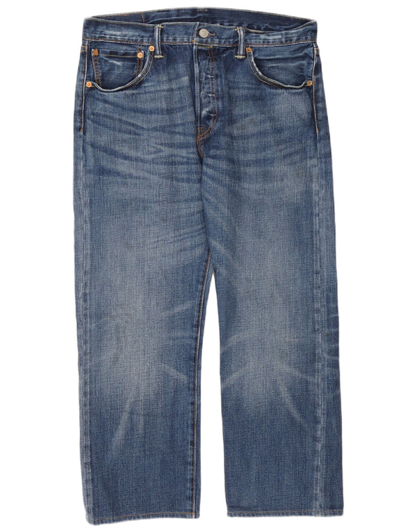 Jeans Levi's Uomo 501 Cropped W34 L25 Blu