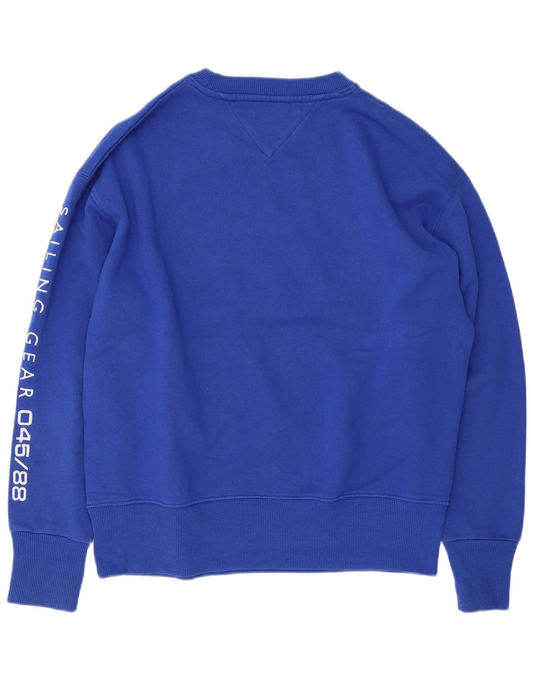 Tommy Hilfiger Uomo Felpa grafica Maglione Grande Cotone Blu