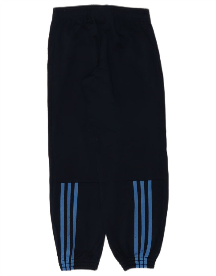 Pantaloni da tuta da jogging Adidas da ragazzo 7-8 anni in poliestere blu navy