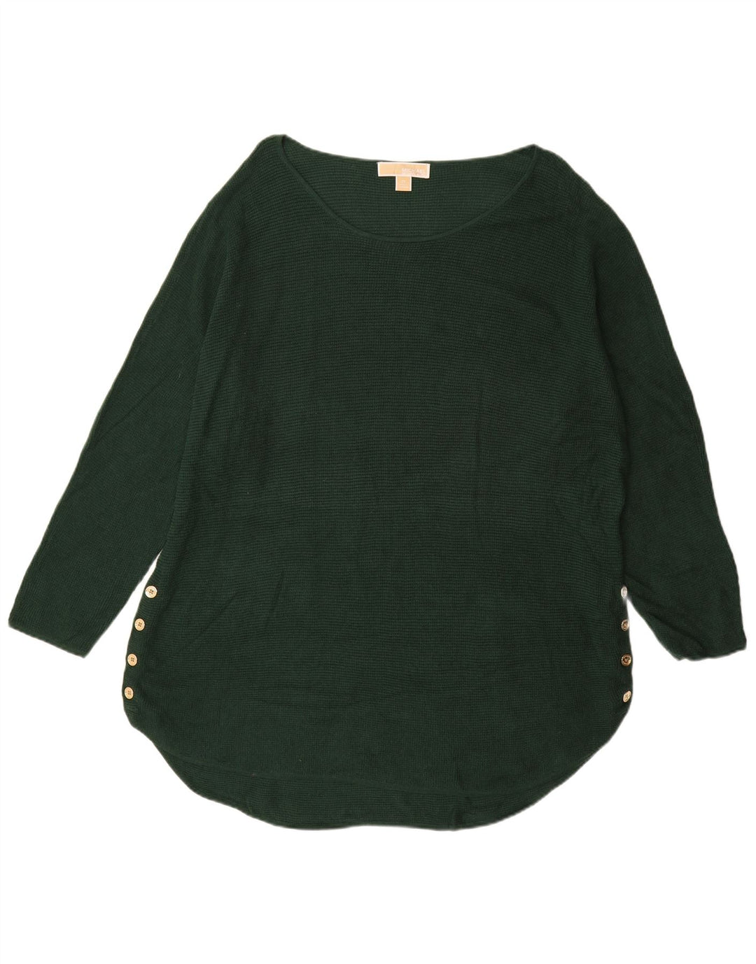 MICHAEL KORS Maglione da donna con scollo a barchetta lungo UK 20 2XL Verde
