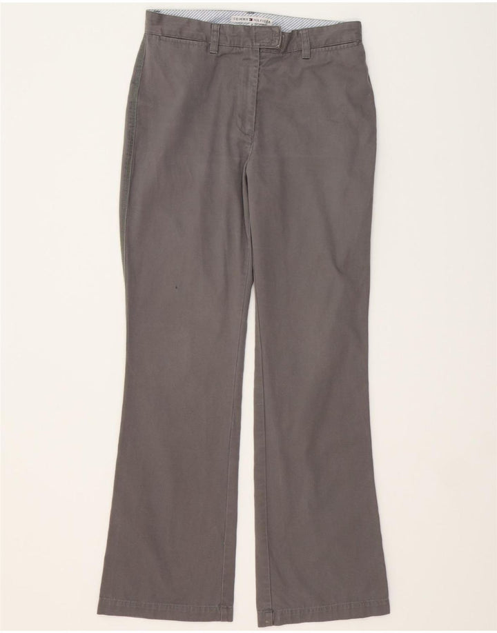 TOMMY HILFIGER Womens Bootcut Casual Trousers US 8 Medium W30 L31 Grey Vintage Tommy Hilfiger and Second-Hand Tommy Hilfiger from Messina Hembry 