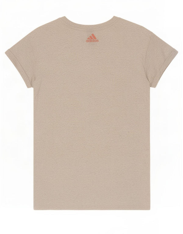 Maglietta grafica da donna Adidas Top UK 14 Grigio medio