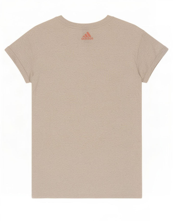 Maglietta grafica da donna Adidas Top UK 14 Grigio medio