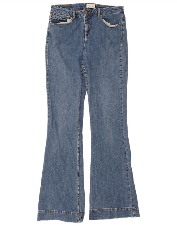 Jeans svasati da donna Monsoon UK 12 Medium W30 L31 Cotone blu