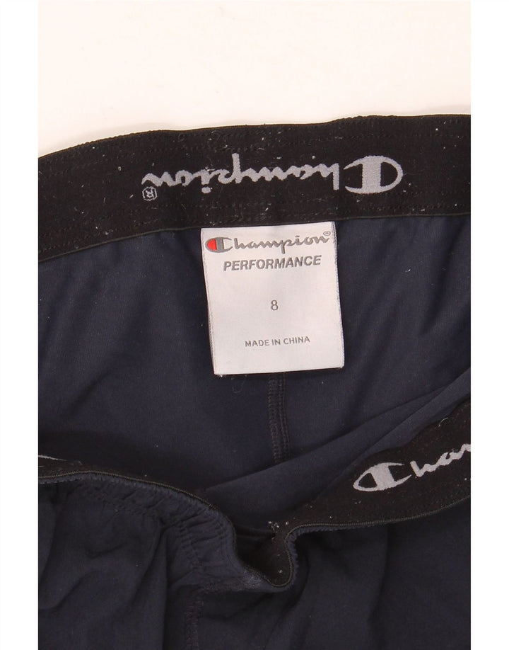 Pantaloncini sportivi da donna Champion UK 8 Small Poliestere blu navy