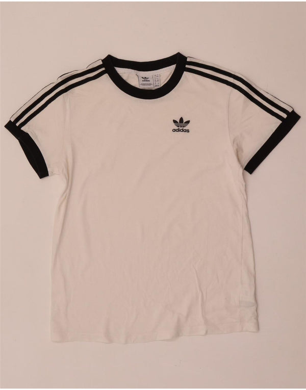 T-shirt da donna Adidas Top UK 4 XS cotone bianco