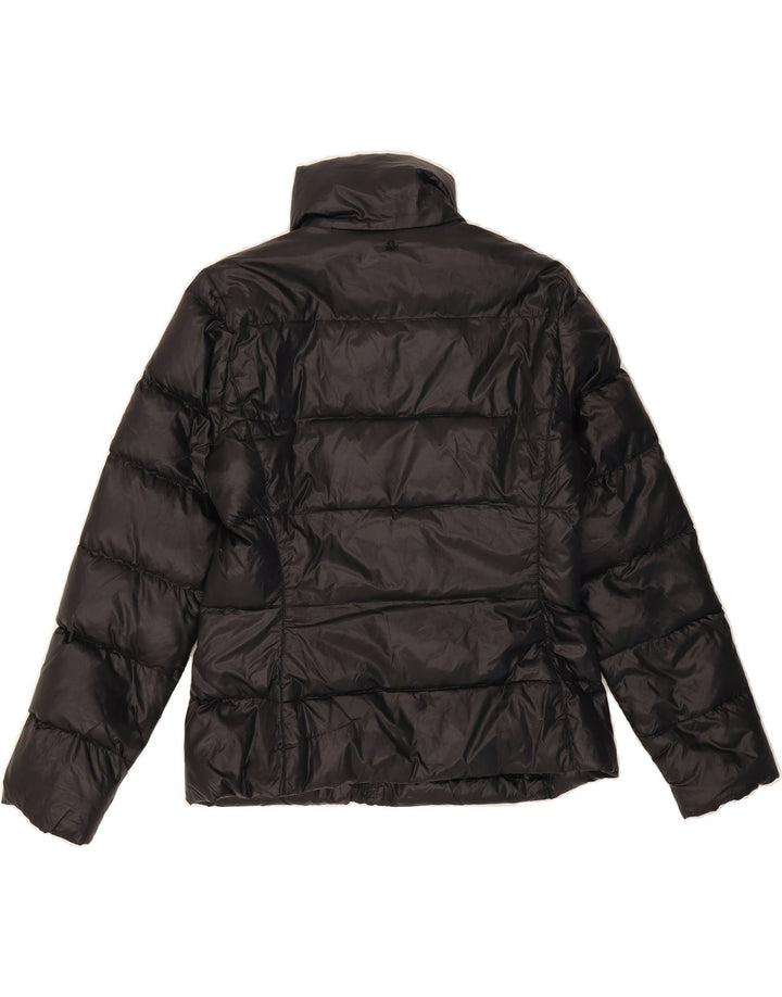 BENETTON Womens Padded Jacket UK 14 Medium  Black Polyamide Vintage Benetton and Second-Hand Benetton from Messina Hembry 