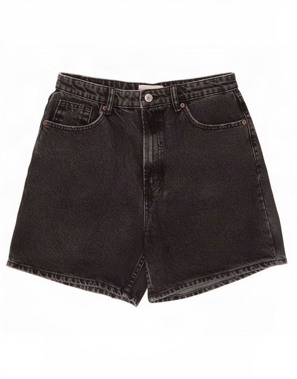 Pantaloncini di jeans da donna Zara EU 42 Large W32 cotone nero