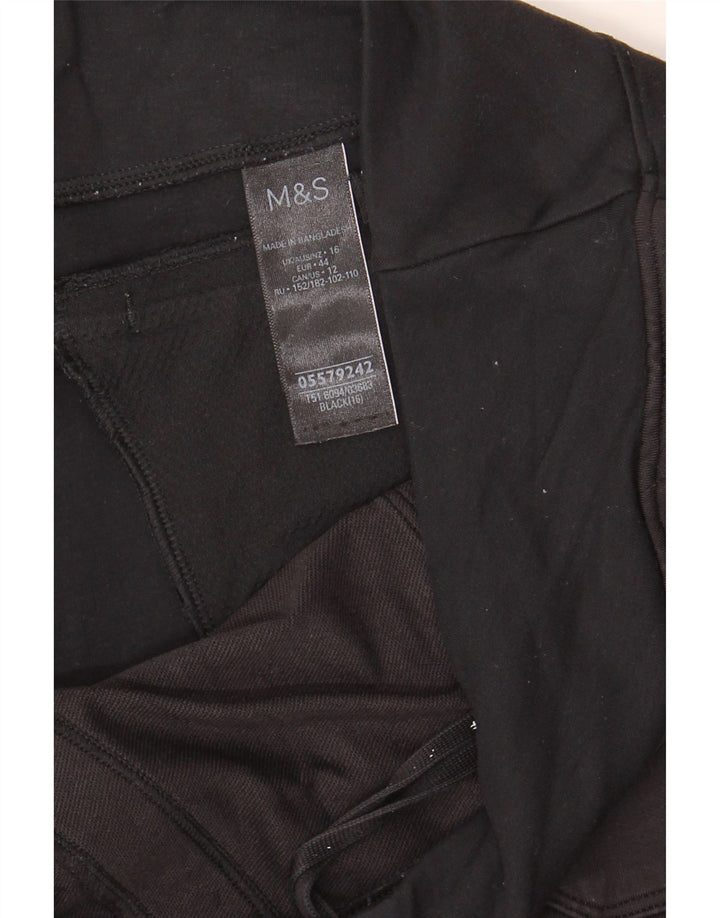 Pantaloni cargo slim da donna Marks & Spencer UK 16 Large W32 L25 neri