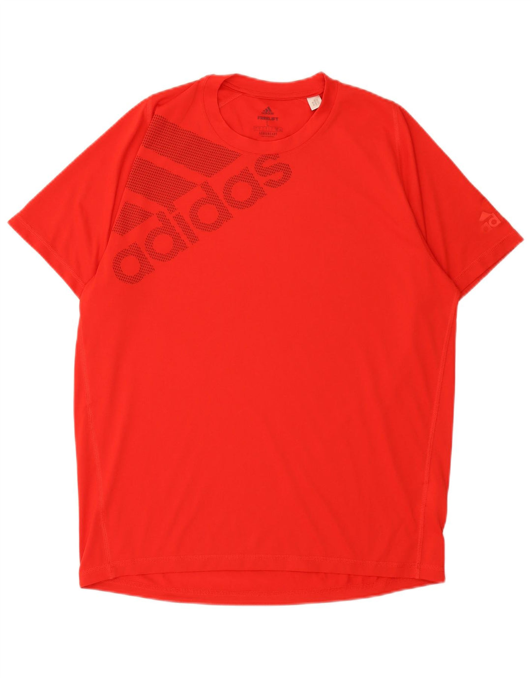 T-shirt grafica Adidas Aeroready da uomo, grande, in poliestere rosso